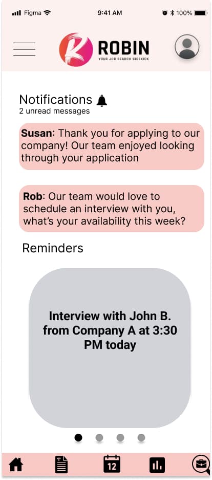 Job Board Screen