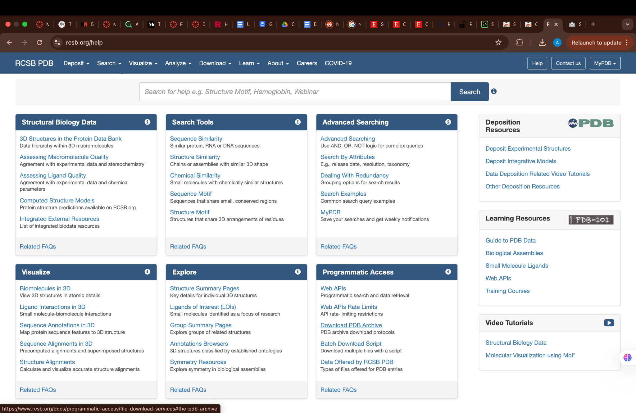 Navigation layout showing small tap targets and typography issues